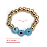 Mode Teufels Auge Künstliche Perle Kupfer Perlen Frau Ringe sku image 9