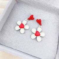 1 Paire Rétro Forme De Cœur Fleur Noeud D'arc Alliage Incruster Perles Artificielles Strass Femmes Des Boucles D'oreilles sku image 41