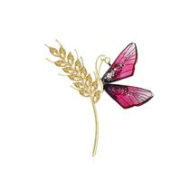 Simple Style Butterfly Alloy Plating Rhinestones Women's Brooches 1 Piece sku image 24