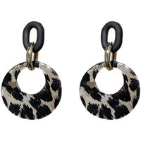 1 Pair Retro Leopard Alloy Women's Drop Earrings main image 2
