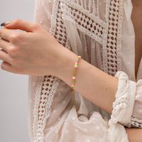 1 Stück Mode Mehrfarbig Rostfreier Stahl Ein Naturstein Süßwasserperle Perlen Überzug Armbänder main image 8