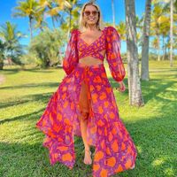 Women's Ditsy Floral 2 Piece Set Cover Ups main image 2