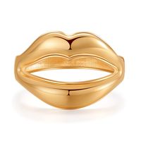 1 Piece Simple Style Lips Alloy Plating Women's Bangle main image 2