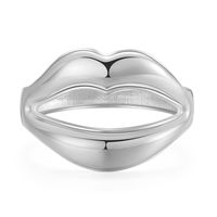 1 Piece Simple Style Lips Alloy Plating Women's Bangle main image 3