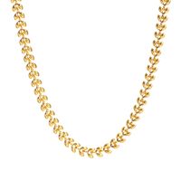 201 Edelstahl Vergoldet Mode Überzug Geometrisch Armbänder Halskette main image 3
