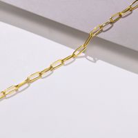 Fashion Geometric 201 Stainless Steel Gold Plated Women'S Anklet main image 4