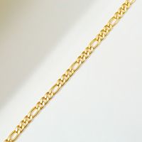 Retro Solid Color Titanium Steel Gold Plated Bracelets In Bulk main image 3