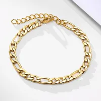 Retro Solid Color Titanium Steel Gold Plated Bracelets In Bulk sku image 3