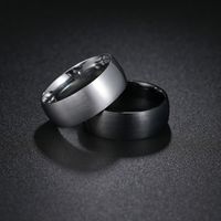 1 Piece Simple Style Geometric Stainless Steel Plating Men's Rings main image 4