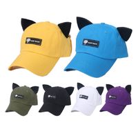 Unisex Streetwear Letter Solid Color Curved Eaves Baseball Cap main image 1
