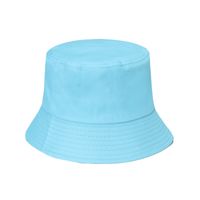 Unisex Basic Simple Style Solid Color Flat Eaves Bucket Hat sku image 12