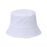 Unisex Basic Simple Style Solid Color Flat Eaves Bucket Hat sku image 2