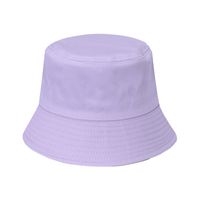 Unisex Basic Simple Style Solid Color Flat Eaves Bucket Hat sku image 9