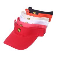 Women's Fashion Smiley Face Curved Eaves Sun Hat main image 1