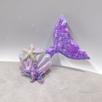 Princess Mermaid Sequin Hair Clip 1 Piece sku image 3