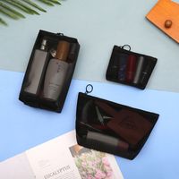 Nylon Mesh Solid Color Fashion Portable Storage Bag main image 5