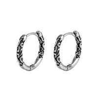 1 Piece Hip-hop Geometric Titanium Steel Plating Men's Earrings sku image 1