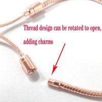 1 Piece Fashion Solid Color Alloy Plating Unisex Bracelets main image 2