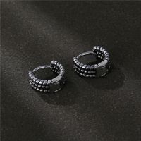 1 Piece Fashion Solid Color Titanium Steel Plating Women's Earrings main image 1