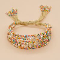 1 Piece Mama Bohemian Letter Miyuki Db Beads Tassel Mother's Day Women's Bracelets sku image 4