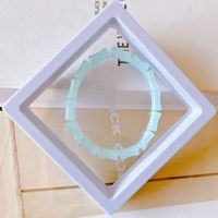 1 Piece Sweet Solid Color Glass Glass Women's Bracelets sku image 18