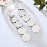 1 Pair Fashion Solid Color Alloy Patchwork Women's Earrings sku image 1