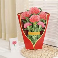 Creative 3d Stereoscopic Greeting Cards Paper Hand Holding Flowers sku image 6