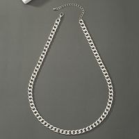 1 Piece Simple Style Solid Color Alloy Plating Unisex Necklace main image 6