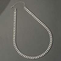1 Piece Simple Style Solid Color Alloy Plating Unisex Necklace main image 3