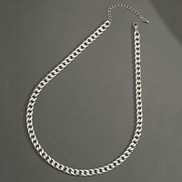 1 Piece Simple Style Solid Color Alloy Plating Unisex Necklace main image 5