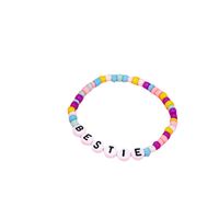 1 Piece Simple Style Letter Glass Irregular Kid's Bracelets main image 3