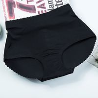 Solid Color Seamless Breathable Mid Waist Briefs Panties main image 3