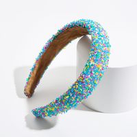 Simple Style Multicolor Cloth Beads Hair Band 1 Piece sku image 2