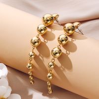 1 Pair Fashion Solid Color Alloy Plating Women's Drop Earrings main image 5