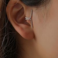 1 Piece Simple Style Geometric Alloy Plating Women's Ear Clips main image 1