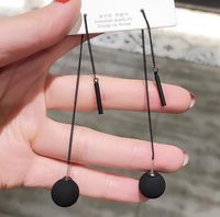 1 Pair Simple Style Round Metal Plating Women's Ear Line main image 4