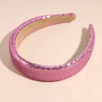Retro Einfarbig Paillette Haarband 1 Stück sku image 4