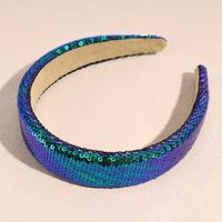 Retro Einfarbig Paillette Haarband 1 Stück sku image 3
