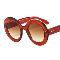 Fashion Ac Round Frame Full Frame Women's Sunglasses sku image 4