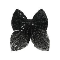 Fashion Bow Knot Sequin Pleated Hair Clip 1 Piece sku image 2