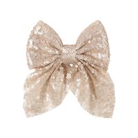 Fashion Bow Knot Sequin Pleated Hair Clip 1 Piece sku image 4