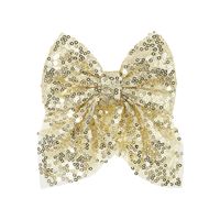 Fashion Bow Knot Sequin Pleated Hair Clip 1 Piece sku image 6