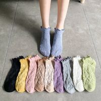 Women's Fashion Heart Shape Cotton Jacquard Ankle Socks A Pair main image 1