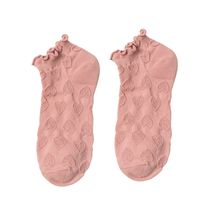 Women's Fashion Heart Shape Cotton Jacquard Ankle Socks A Pair main image 5