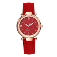 Moda Ronda Hebilla Cuarzo Relojes De Mujer sku image 1