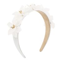 Fairy Style Flower Alloy Plastic Acetic Acid Sheets Hair Band 1 Piece sku image 1