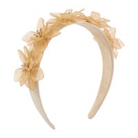 Fairy Style Flower Alloy Plastic Acetic Acid Sheets Hair Band 1 Piece sku image 2