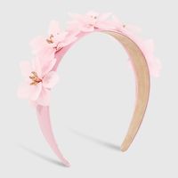 Sweet Flower Alloy Plastic Cloth Hair Band 1 Piece main image 2
