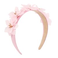 Fairy Style Flower Alloy Plastic Acetic Acid Sheets Hair Band 1 Piece sku image 5