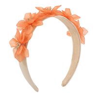 Fairy Style Flower Alloy Plastic Acetic Acid Sheets Hair Band 1 Piece sku image 4
